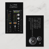 Uniek DJ-muziekVisitekaartje Visitekaartje (Voorkant / Achterkant)