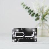 Uniek DJ-Visitekaartje met lampjes Visitekaartje (Staand voorkant)