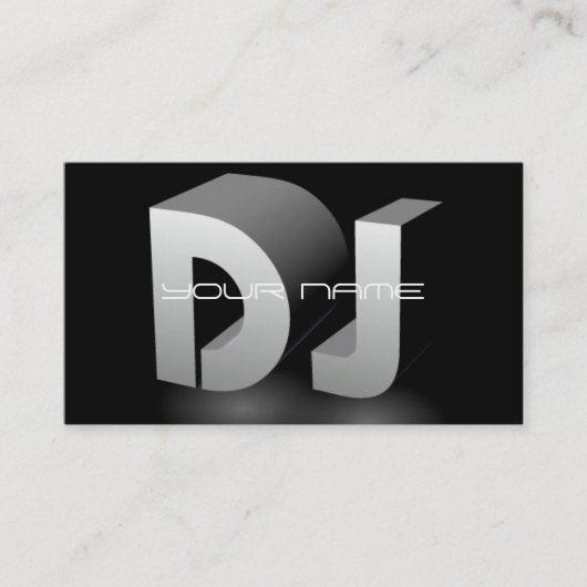 Uniek DJ-Visitekaartje Visitekaartje (Voorkant)