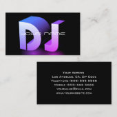 Uniek DJ-Visitekaartje Visitekaartje (Voorkant / Achterkant)