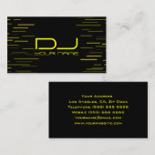 Uniek DJ-Visitekaartje Visitekaartje (Voorkant / Achterkant)