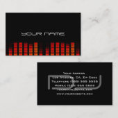 Uniek DJ-Visitekaartje Visitekaartje (Voorkant / Achterkant)