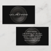 Uniek DJ-Visitekaartje Visitekaartje (Voorkant / Achterkant)