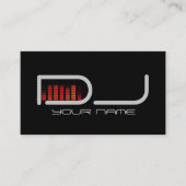 Uniek DJ-Visitekaartje Visitekaartje (Voorkant)
