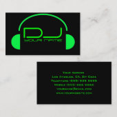 Uniek DJ-Visitekaartje Visitekaartje (Voorkant / Achterkant)