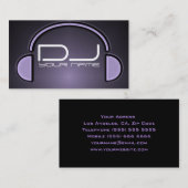 Uniek DJ-Visitekaartje Visitekaartje (Voorkant / Achterkant)