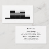 Uniek DJ-Visitekaartje Visitekaartje (Voorkant / Achterkant)
