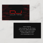 Uniek DJ-Visitekaartje Visitekaartje (Voorkant / Achterkant)