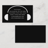 Uniek DJ-Visitekaartje Visitekaartje (Voorkant / Achterkant)