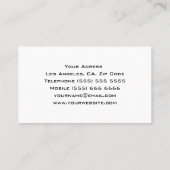 Uniek DJ-Visitekaartje Visitekaartje (Achterkant)