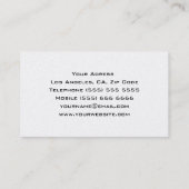 Uniek DJ-Visitekaartje Visitekaartje (Achterkant)