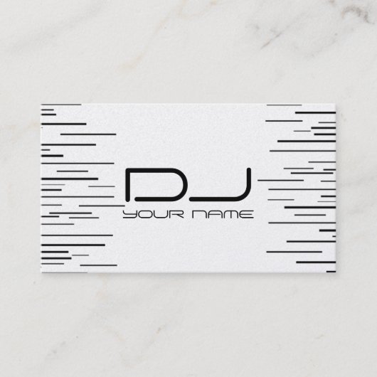 Uniek DJ-Visitekaartje Visitekaartje (Voorkant)