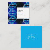 Uniek DNA Science Thema Vierkante Visitekaartje (Voorkant / Achterkant)