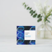 Uniek DNA Science Thema Vierkante Visitekaartje (Staand voorkant)