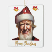 Uniek Donald Trump Kerstornament Keramisch Ornament (Links)