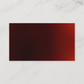 Uniek donkerrood gewoon professioneel visitekaartj visitekaartje (Achterkant)