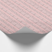 Uniek ECG Strips Wrapping Paper Cadeaupapier (Hoek)