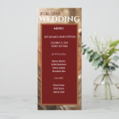 Uniek eenvoudig magazine cover menu (Staand voorkant)