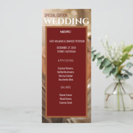 Uniek eenvoudig magazine cover menu