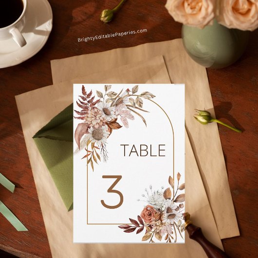 Uniek Eenvoudig Script Foto Trouwtafel Nummer Bedankkaart