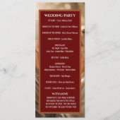 Uniek eenvoudig tijdschriftdekking Vlak Programma Programmakaart (Achterkant)