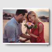 Uniek Elegant Fotobruiloft gastenboek (Achterkant)