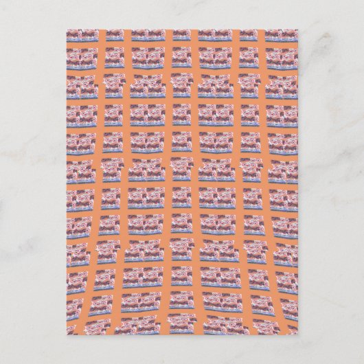 Uniek Elegant Hart-Patroon Kunstwerk voor Alle Lee Briefkaart (Voorkant)