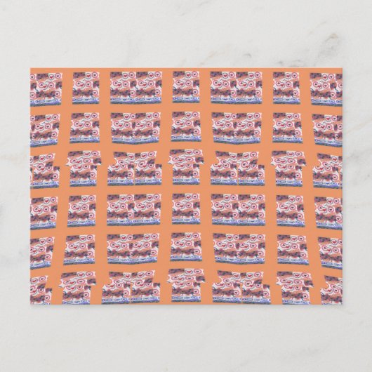 Uniek Elegant Hart-Patroon Kunstwerk voor Alle Lee Briefkaart (Voorkant)