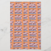 Uniek Elegant Hart-Patroon Kunstwerk voor Alle Lee Briefpapier (Voorkant)