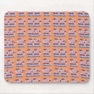 Uniek Elegant Hart-Patroon Kunstwerk voor Alle Lee Muismat