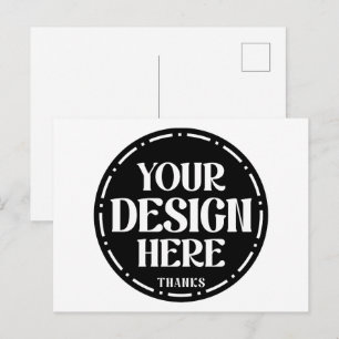 Uniek, elegant, strak & gedurfd briefkaart