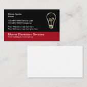 Uniek elektrotechnisch ontwerp visitekaartje (Voorkant / Achterkant)