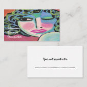 Uniek en Artistic Hair Stylist Visitekaartje (Voorkant / Achterkant)