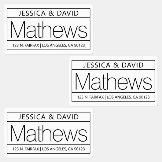 Uniek en creatief, wit en zwart waterdicht labels (Groep)