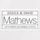 Uniek en creatief, wit en zwart waterdicht labels (Design 1)