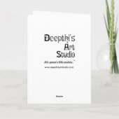 Uniek en grappig wordt goed kaart (Achterkant)