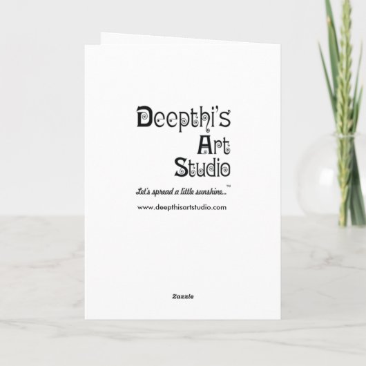 Uniek en grappig wordt goed kaart (Achterkant)