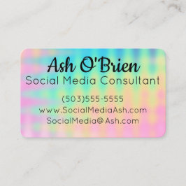 Uniek en kleurrijk Visitekaartje