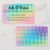 Uniek en kleurrijk Visitekaartje (Voorkant / Achterkant)