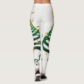 UNIEK EN KOOL *ZEER MOD CHRISTMAS TREES* LEGGINGS (Achterkant)