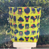 Uniek en mooi zwart haar tote bag