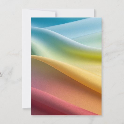 Uniek en onderscheidend verjaardagsuitnodigingsont kaart (Achterkant)