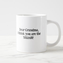 Uniek en perfect cadeau voor oma! grote koffiekop