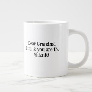 Uniek en perfect cadeau voor oma! grote koffiekop