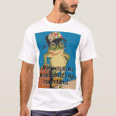 Uniek en stijlvol van een  kikker t-shirt (Voorkant)