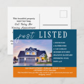 Uniek, enkel aangeboden onroerend goed briefkaart (Voorkant / Achterkant)