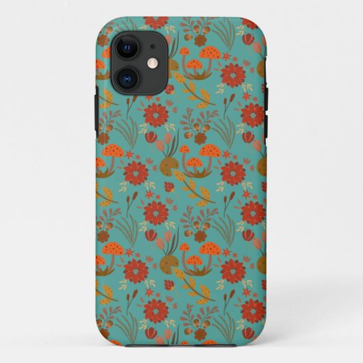 Uniek Floral Patroon Case-Mate iPhone Case (Achterkant)