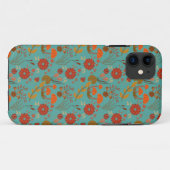 Uniek Floral Patroon Case-Mate iPhone Case (Achterkant (horizontaal))