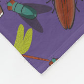 Uniek Floral Patroon Fleece Deken (Hoek)