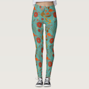Uniek Floral Patroon Leggings